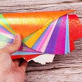 thumbnail image 2 of PENIKOKO 50Pcs Iridescent Flicker Handcrafts Material Glitter Handmade Paper For Kids, 2 of 4