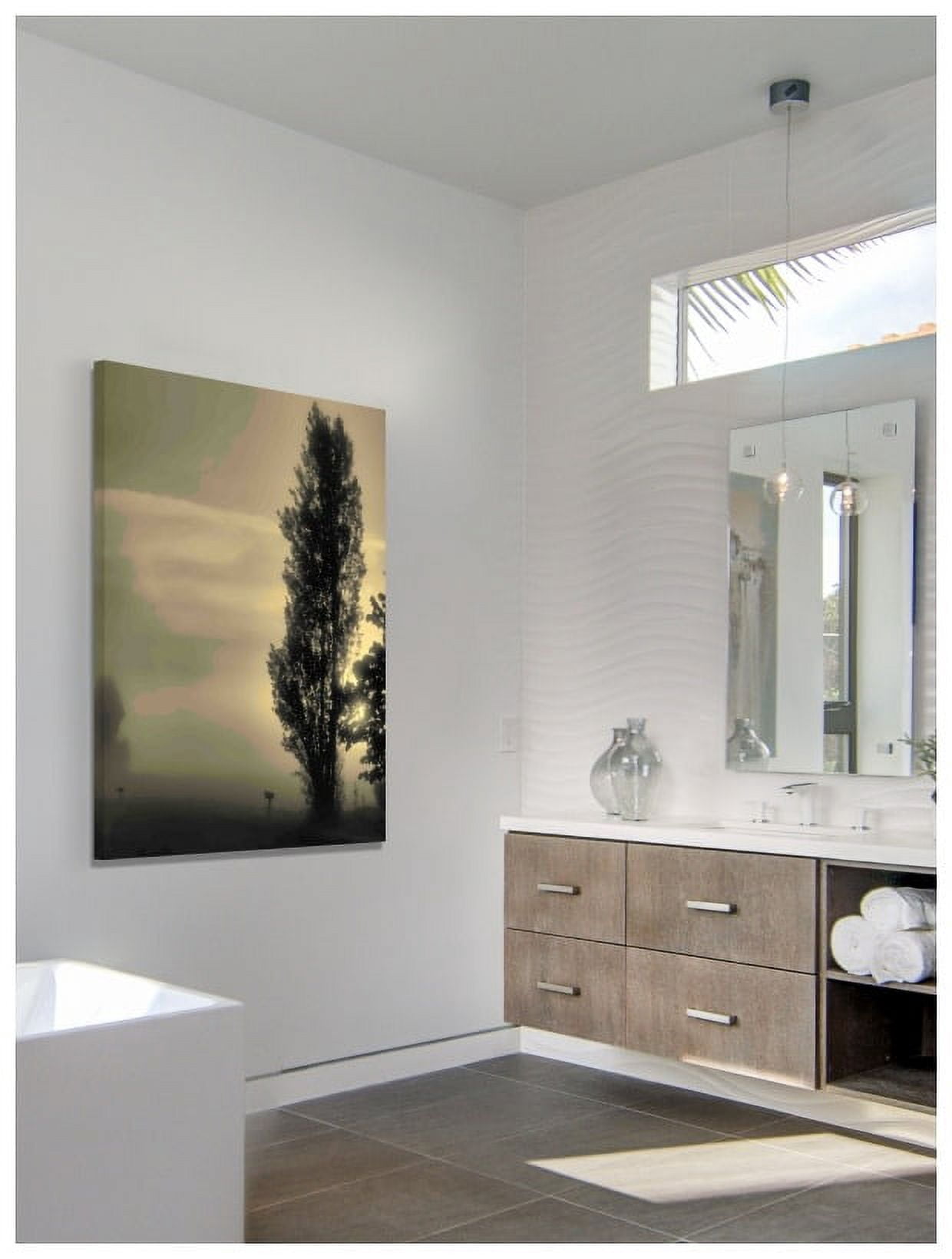 Marmont Hill "Daybreak on a Country Road" Painting Print on Canvas