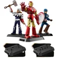 thumbnail image 3 of Figura de acción de Marvel, Capitán América, Thor, Iron Man, Hulk, Pantera Negra, juguete para niños, personalidad creativa, modelo genial, adorno, regalo para niño, 3 of 6