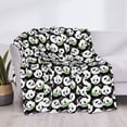 thumbnail image 3 of Zufioo Panda Bear Print Horizontal Flannel Blanket, Anti-wrinkle, Anti-shrinkage, Anti-allergic Plush Blanket, Household Items Suitable for Bedroom-50"x40", 3 of 6