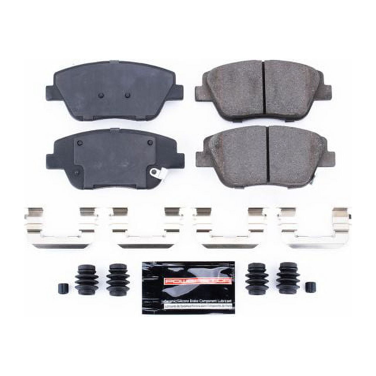 Power Stop Front Z23 Evolution Carbon-Fiber Ceramic Brake Pads Z23-1444