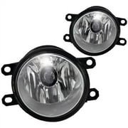 Fog Light For 10-14 Lexus GX460 Clear Lens, Pair