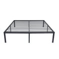 thumbnail image 6 of NNV 18" 3500 lbs Heavy Duty California King Bed Frame, Duty Steel Slat Metal Bed Frame, Black, 6 of 6