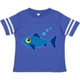 thumbnail image 3 of Inktastic Fishing Blue Fish Boys or Girls Toddler T-Shirt, 3 of 5