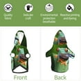 thumbnail image 5 of Goofa Red-Eyed Tree Frog Pattern Small Dog Sweater Hoodies Pet Grey Hooded Soft Fleece Sweatshirts with Pocket Fall Winter Puppy Cat Sweaters Warm Clothes-X-Large, 5 of 8