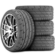 Set of 4 (FOUR) Firestone Firehawk Indy 500 245/40R18 97W XL High Performance Tires Fits: 2014-16 Mercedes-Benz E350 4Matic, 2016-22 Subaru Impreza Base