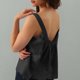 thumbnail image 2 of Camiseta sin mangas con cuello cuadrado de color liso para mujer, diseño sin mangas y espalda descubierta, tela suave de mezcla de algodón, ropa informal de verano, sopatenor, 2 of 9