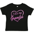 thumbnail image 3 of Inktastic I Love My Grandpa in Pink Chalk Heart Boys or Girls Baby T-Shirt, 3 of 5