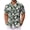 Green - White Flower, variant on COOFANDY Men's Hawaiian Shirt Summer Beach Casual Short Sleeve Button Down Shirts Printed Clothing