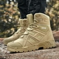 thumbnail image 2 of Zshosam Men's Snow Boots Insulated Waterproof Rugged Duty Outdoor Winter Boots(Khaki,46), 2 of 9