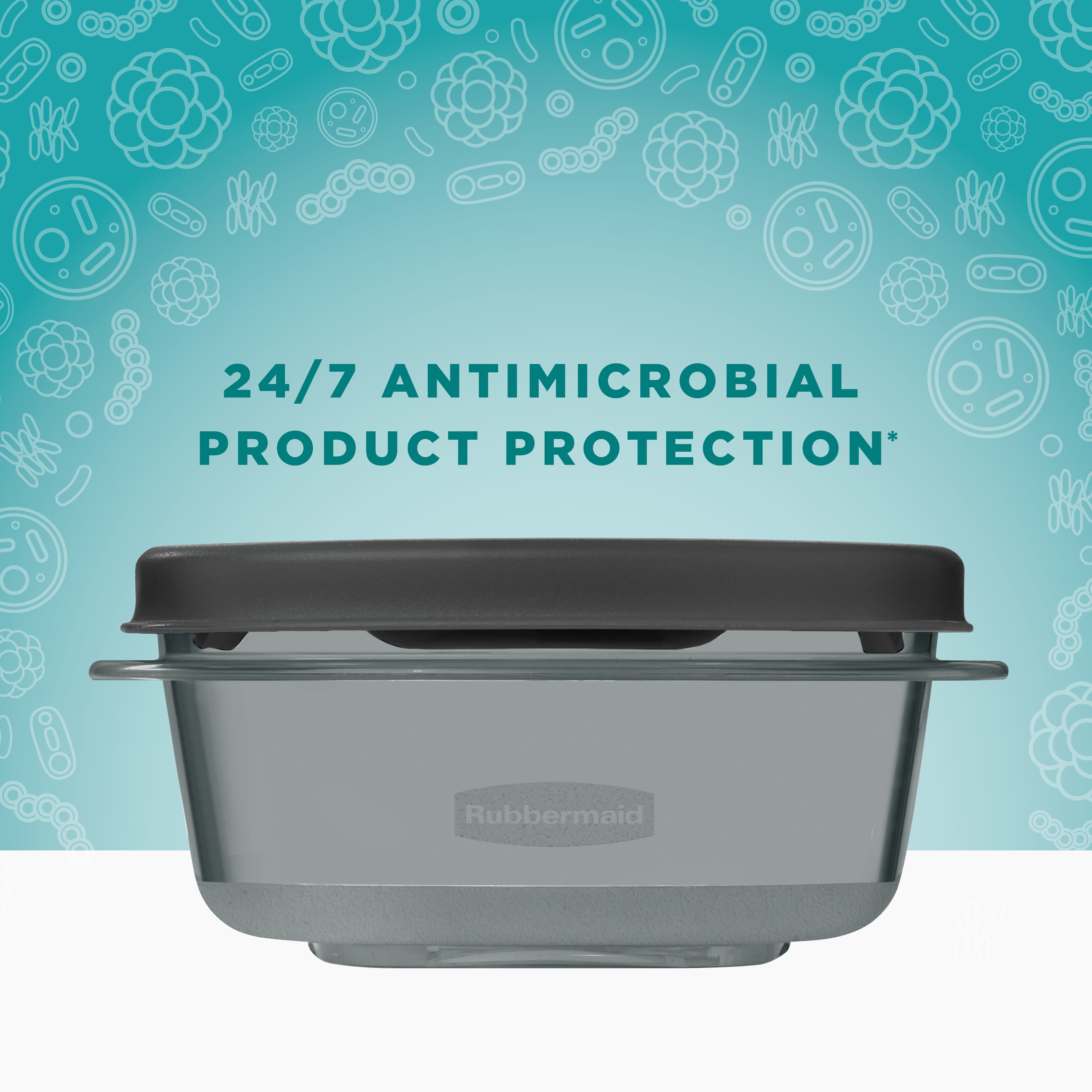 Rubbermaid EasyFindLids Antimicrobial 34pc Set