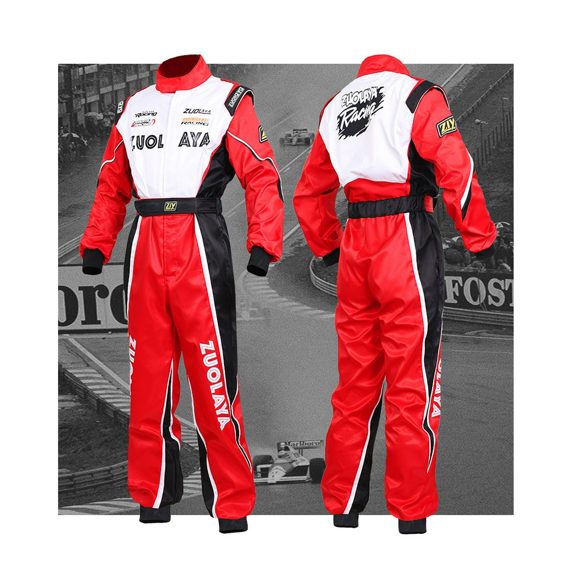 Customized LOGO Waterproof F1 Racing Suit Kart Jumpsuit Racing Suits ATV Training Suit Off road One piece Racing Jackets Walmart