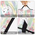 thumbnail image 6 of Unicorn and Bow Pink Pattern Teens Toddler Nap Mat with Pillow, Sleeping Mat Bag for Preschool Daycare 51"x22", 6 of 6