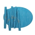 thumbnail image 1 of Destyer 6pack/lot Fitting And Versatile Washable Place Mats And Coasters Place Mats For Kitchen Dining Table blue 45*32CMcm 1Set, 1 of 6