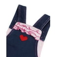 thumbnail image 4 of KIDSCOOL SPACE Baby 3D Bunny Cartoon Soft Cotton Knitted Jeans Overalls 3T, 4 of 6