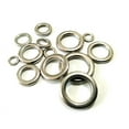 thumbnail image 1 of 100pcs Solid Stainless Steel Jigging Rings Slow Pitch Vertical Jigging Tackle Lure Accessories 0#～14#, 1 of 7