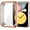 Or rose, variante sur ALMNVO Étui Plaquée pour Huawei Watch Fit Case Accessoires Smartwatch Pare-Chocs TPU Protecteur d'Écran Tout Autour Huawei Watch Fit Watchcase -Transparent