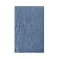 thumbnail image 4 of Muslin Blanket 4 Layers, Soft Bedspread, 100% Turkish Cotton Muslin Bed Cover, Reversible Coverlet, Indigo Blue, 91x95 inches, Queen Size, 4 of 5