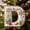 D-01, variant on FACESOW Plastic Alphabet Ornament for Holiday Tree, 3.15 x 3.15 Inches 2D Christmas Letter Hanging Pendant for Home and Window Decor, K Style