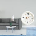thumbnail image 2 of Reloj de pared con escultura de pingüino, de resina, redondo, silencioso, sin . Diseño único y creativo, ideal para dormitorio, sala de estar, c, 2 of 8