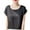 Black, variant on Women's Essential Crewneck Tee Short Sleeve Solid Color Pullover Casual Soft Basic Top Everyday Wardrobe Staple