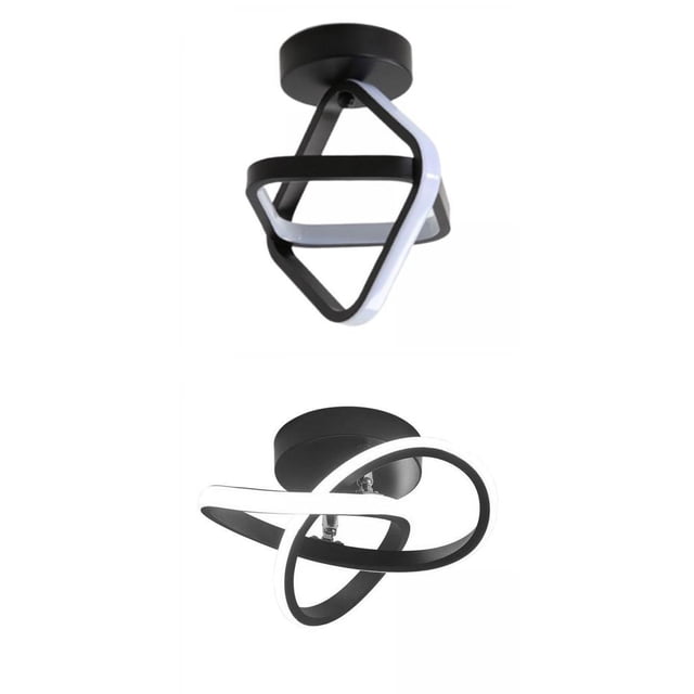2 Lámparas de tejado Empotradas LED Decorativas de Color Cálido para Cocina, Dormitorio, Luces de Hotel