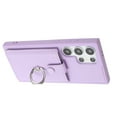 thumbnail image 3 of ELEHOLD Case for Samsung Galaxy S25 Ultra, PU Leather Wallet Case with Card Slot, 360° Rotating Ring Stand Cover,Purple, 3 of 6