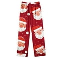 thumbnail image 3 of Xihbxyly Christmas Pajamas for Women, Women's Christmas Printed Pajama Set for Daily Home Wear Two-Piece Pajama Set with Pocket, 3 of 4