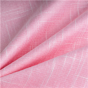 Phantoscope Soft Textured Linen Burlap Series Decorative Throw Pillow, 12" x 20", Light Pink, 2 Pack