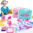 thumbnail image 1 of Pcs Children Pretend Play Doctor Toys Kids Medical Kit Simulation Medicine Chest Set for Kids Interest Development Kits, 1 of 8