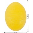 thumbnail image 2 of Paquete de 3 bolas de estrés con forma de huevo, bolas de rehabilitación para ejercicios de manos y dedos para mejorar el agarre de los dedos y aliviar el dolor de artritis (rojo, amarillo y azul), 2 of 5