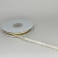 thumbnail image 4 of 3/8" Ivory with Gold Edge Organza Thin Pull Bow String Ribbon (25 Yard) Gift Wrapping Favor Decorating, 4 of 5