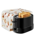 thumbnail image 6 of SEANATIVE Sunflower Cow 2 Slice Toaster Dust Cover Bread Toaster Oven Dustproof Cover Kitchen Bakeware Protector Thanksgiving Maple Leaf Dustproof Fingerprint Protection Gift for Women Happy Fall, 6 of 7