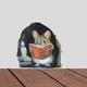 thumbnail image 2 of Libro de lectura de ratón, calcomanía adhesiva para decoración de pared, habitación para niños, aula, hogar, amante de los libros, de ratones y niños adorables, 2 of 5