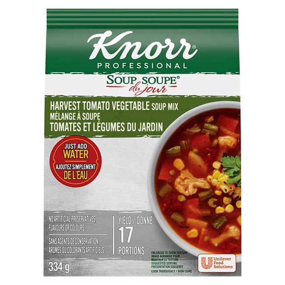 Knorr Professional Soup du Jour Harvest Tomato Vegetable Soup Mix, 334 g