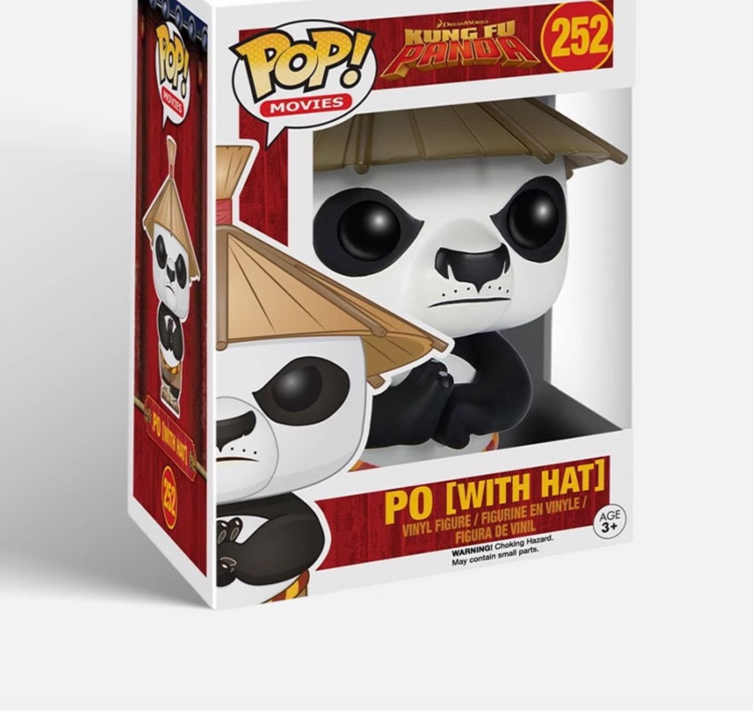 YE Funko POP Movies Kung Fu Panda -PO (With Hat) #1567 #252