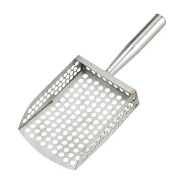 oshhni Stainless Steel Sand Scoop Sand Sifter Shovel for Metal Detecting Underwater