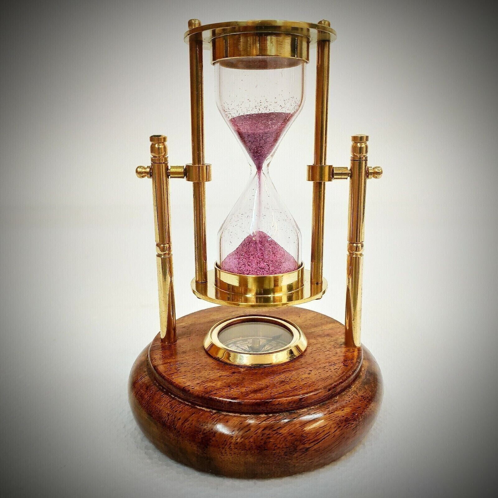 Brass Hourglass Sand Timer Antique Sand Glass Sand Clock Vintage Gift ...