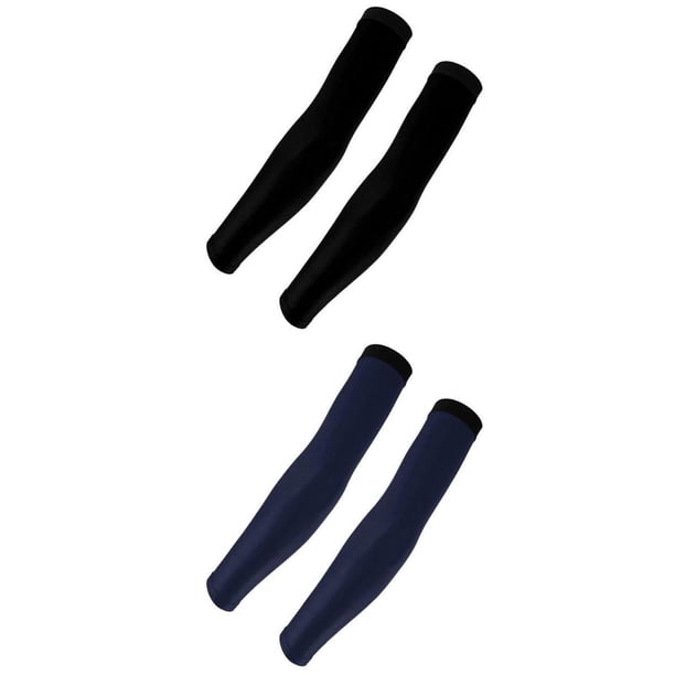 Mangas de ciclismo de brazo de golf Sunnimix 2 pares negro azul marino