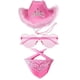 thumbnail image 1 of Sombreros de vaquero, sombrero de vaquera occidental, pañuelo, gafas, sombrero de vaquero Unisex, disfraz de Halloween, vestido de Cosplay, accesorios de fiesta, 1 of 5