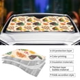 thumbnail image 5 of XMXT Car Sun Shade Windshield, Cartoon Elephant Giraffe Sunshade for Car Windshield Sun Shades for Car SUV Truck, m, 5 of 9