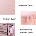 thumbnail image 4 of Portable Cosmetic Storage Bag, Color: Cute Pink (Small) Cute Pink (Small), 4 of 5