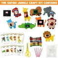 thumbnail image 3 of Woodland Animals Craft Kit Forest Creatures DIY Sewing Felt Plush Animals Beginners Educational Sewing Set For Kids, 3 of 7