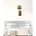 thumbnail image 2 of Set Of Two Candle Light And Flowers White Framed Print Wall Art, 2 of 3
