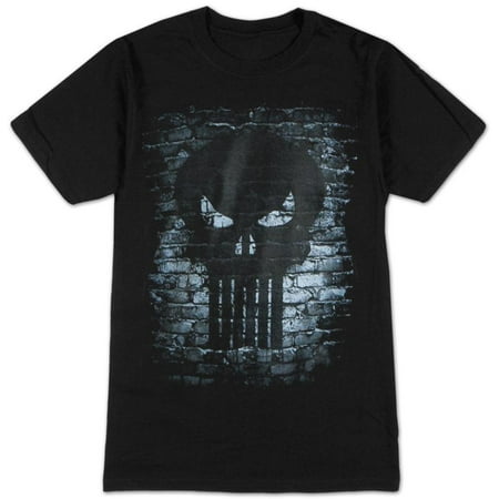 - Punisher- Bricks Logo Apparel T-Shirt - Black
