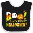 thumbnail image 3 of Inktastic Boo It's My First Halloween Boys or Girls Baby Bib, 3 of 4