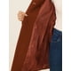 thumbnail image 5 of Abrigo de Invierno Elegante Allegra K Largo de Un Solo Pecho Cuello Alto Marrón Rojo XL, 5 of 6