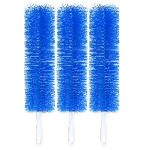 3 Plumeros Flexibles para Ventiladores, de Plástico, con Cabezal de Microfibra, Reutilizables, para Quitar la Suciedad del Ventilador.