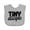 AC-Heather Grey, variant on Inktastic Tiny Disciple Religious Boys or Girls Baby Bib