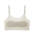 thumbnail image 1 of BYHONG Training Bras For Girls Teen Girls Sports Bras Comfort Soft Solid Color Bras Beige L, 1 of 2
